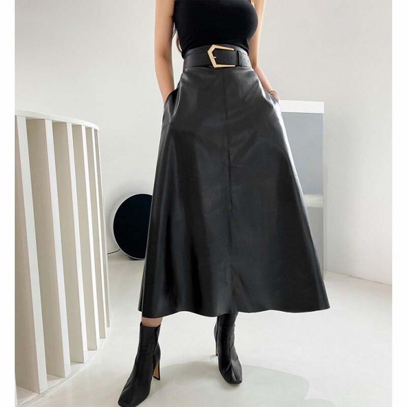 Jupe en Simili Cuir - Betty de marque Noleya