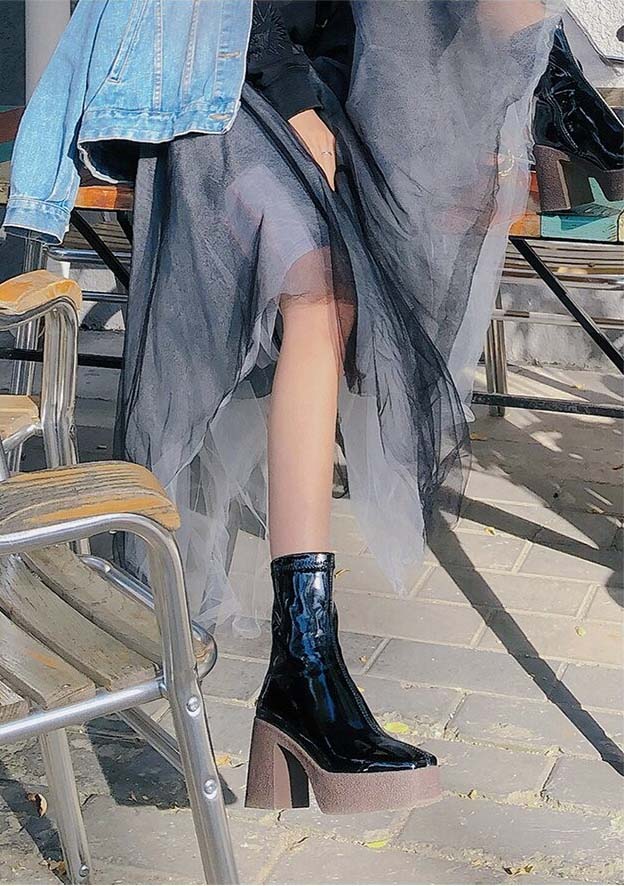 Bottes en Simili Cuir - Hama de marque Noleya