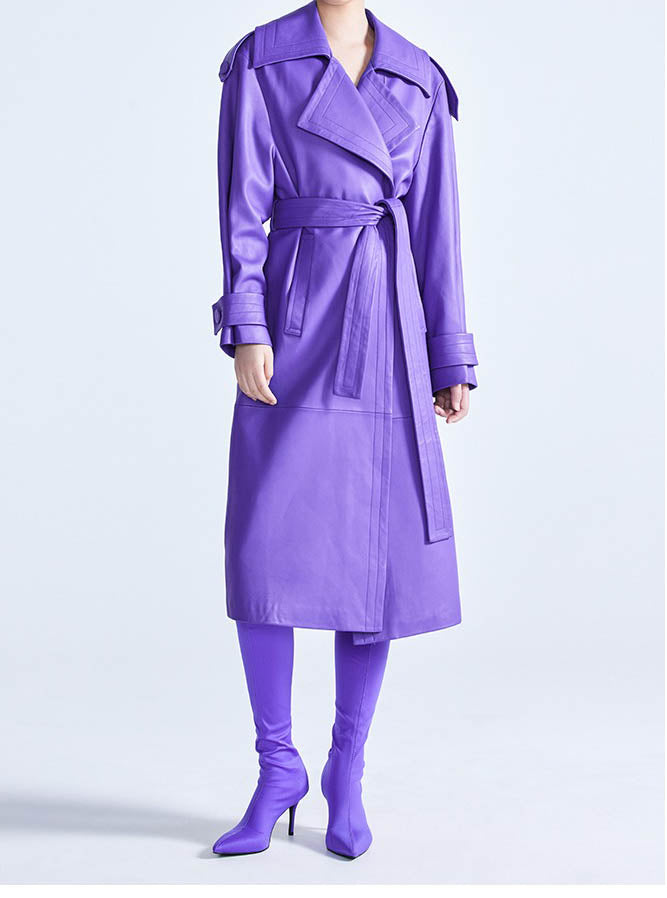 Trench Simili Cuir - Amanda | Noleya™