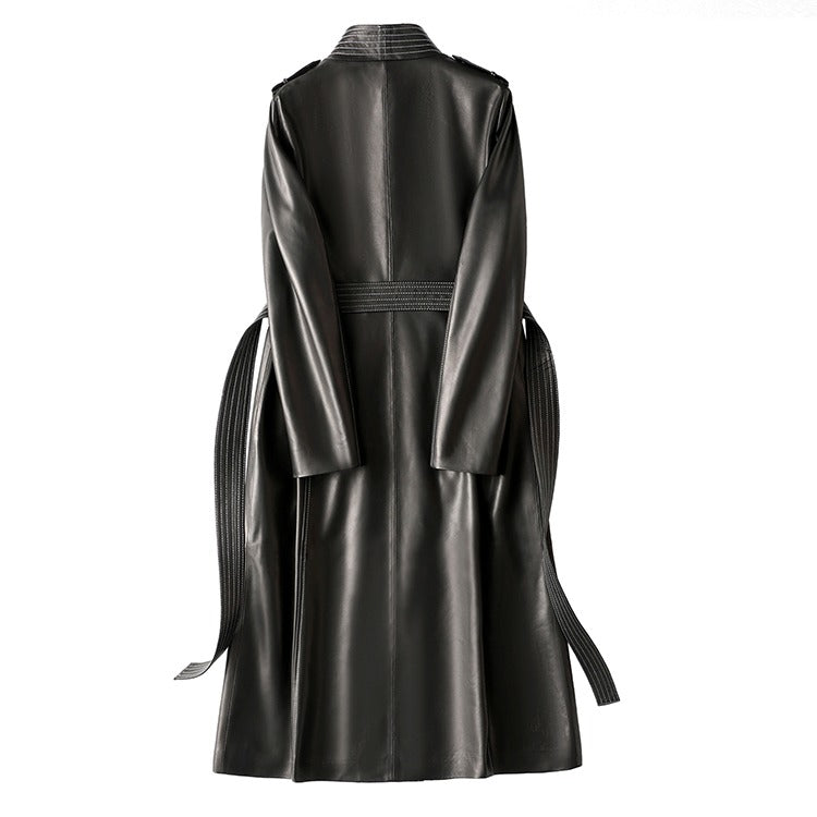 Trench Simili Cuir - Amber | Noleya™