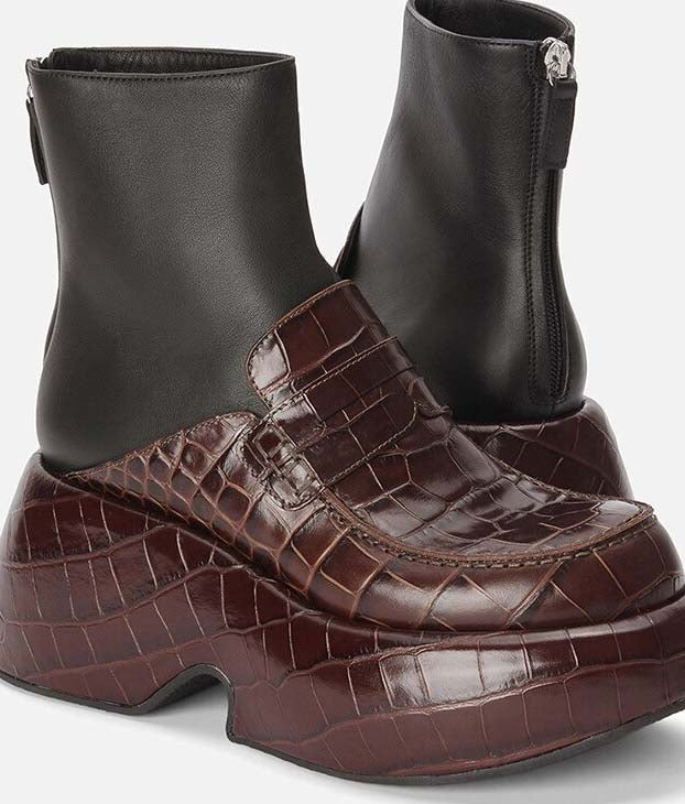 Bottes en Simili Cuir - Loen de marque Noleya