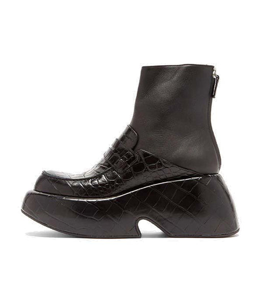 Bottes en Simili Cuir - Loeni de marque Noleya