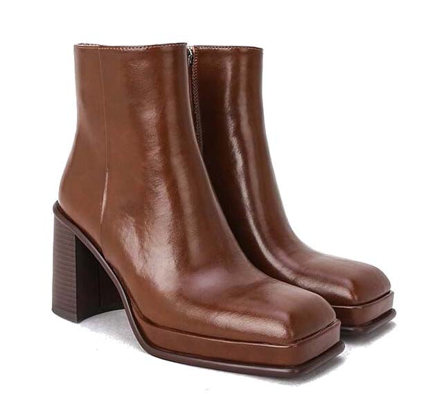 Bottes en Simili Cuir - Helvia de marque Noleya