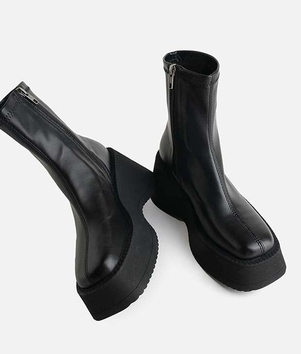 Bottes en Simili Cuir - Moko de marque Noleya