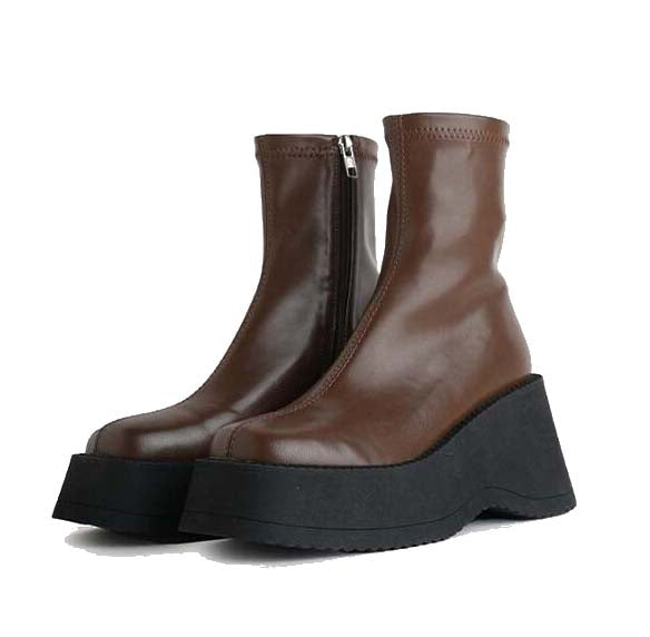 Bottes en Simili Cuir - Moko de marque Noleya