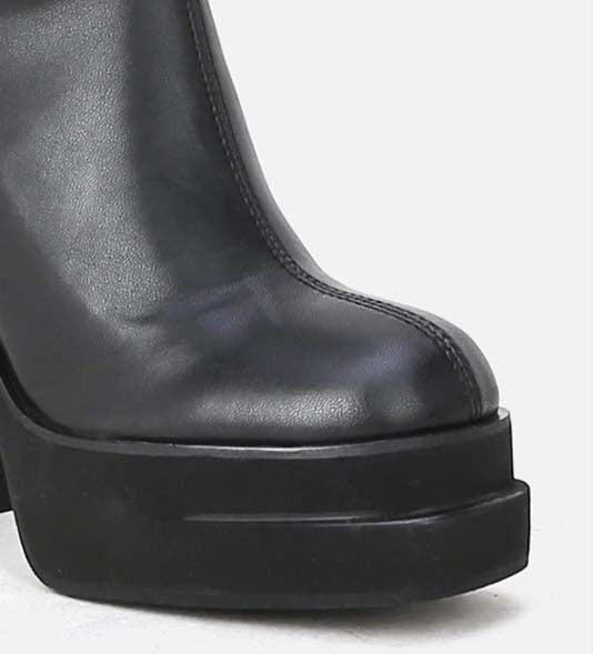 Bottes en Simili Cuir - Tyrja de marque Noleya