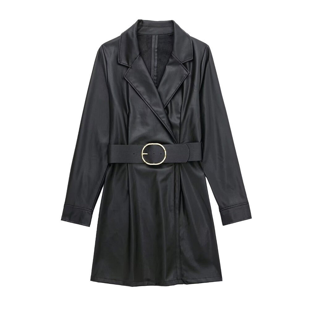 Robe Simili Cuir - Lyv