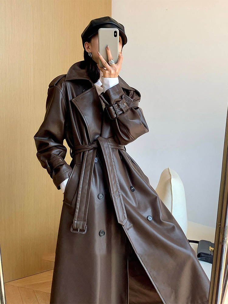 Trench Simili Cuir - Alice